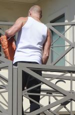 ALESSANDRA AMBROSIO Arrives at Yoga Class in Brentwood 05/03/2015