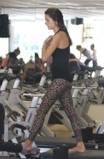 ALESSANDRA AMBROSIO at a Pilates Class in Brentwood 05/02/2015