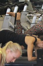 ALESSANDRA AMBROSIO at a Pilates Class in Brentwood 05/02/2015