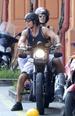 ALESSANDRA AMBROSIO at Motorcycle Ride in Rio De Janeiro 05/26/2015