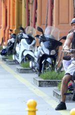 ALESSANDRA AMBROSIO at Motorcycle Ride in Rio De Janeiro 05/26/2015