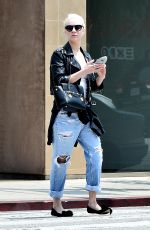 ALESSANDRA TORRESANI in Ripped Jeans Out in West Hollywood 05/21/2015