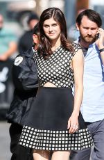 ALEXANDRA DADDARIO Arrives at Jimmy Kimmel Live in Hollywood 05/18/2015