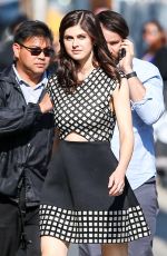 ALEXANDRA DADDARIO Arrives at Jimmy Kimmel Live in Hollywood 05/18/2015