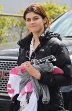 ALEXANDRA DADDARIO on the Set of The Layover in Vancouver 04/29/2015