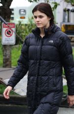 ALEXANDRA DADDARIO on the Set of The Layover in Vancouver 04/29/2015