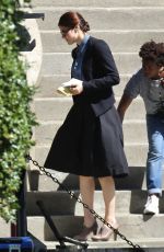 ALEXANDRA DADDARIO on the Set of The Layover in Vancouver 05/08/2015