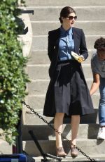 ALEXANDRA DADDARIO on the Set of The Layover in Vancouver 05/08/2015