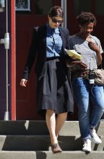 ALEXANDRA DADDARIO on the Set of The Layover in Vancouver 05/08/2015