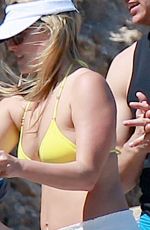 ALI LARTER in Bikini Top at a Beach in Malibu 05/24/2015