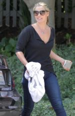 ALI LARTER in Jeans Out in Brentwood 05/12/2015