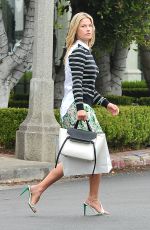 ALI LARTER in Short Skirt Out Shopping at Melrose Place in Los Angeles 05/27/2015