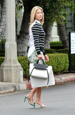ALI LARTER in Short Skirt Out Shopping at Melrose Place in Los Angeles 05/27/2015