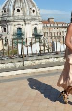 ALICIA VIKANDER at The Man from U.N.C.L.E. Photocall at Terrazza Civita in Rome