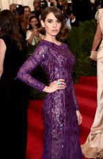 ALISON BRIE at MET Gala 2015 in New York