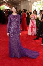 ALISON BRIE at MET Gala 2015 in New York