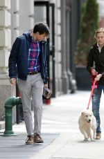 ALLISON WILLIAMS Walks Her Dog in New York