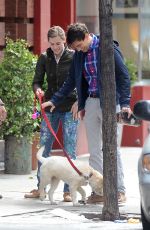 ALLISON WILLIAMS Walks Her Dog in New York