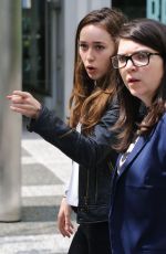 ALYCIA DEBNAM CAREY on the Set of Fear the Walking Dead in Vancouver 05/10/2015