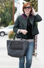 ALYSON HANNIGAN Out Shopping in Santa Monica 05/06/2015
