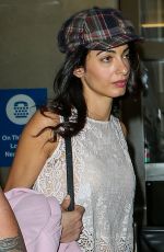 AMAL CLOONEY at LAX Aairport in Los Angeles 05/11/2015