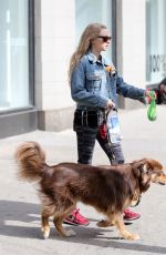 AMANDA SEYFRIED and Finn Out in New York 04/30/2015