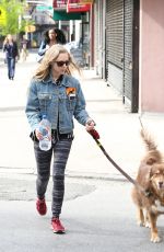 AMANDA SEYFRIED and Finn Out in New York 04/30/2015