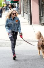 AMANDA SEYFRIED and Finn Out in New York 04/30/2015