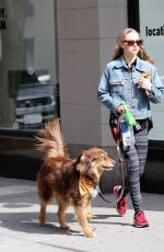 AMANDA SEYFRIED and Finn Out in New York 04/30/2015