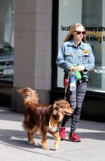 AMANDA SEYFRIED and Finn Out in New York 04/30/2015