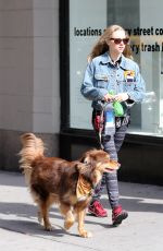 AMANDA SEYFRIED and Finn Out in New York 04/30/2015