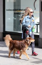 AMANDA SEYFRIED and Finn Out in New York 04/30/2015