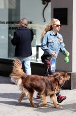 AMANDA SEYFRIED and Finn Out in New York 04/30/2015