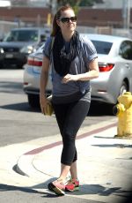 AMY ADAMS in Leggings Out in Los Angeles 05/29/2015