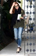 AMY ADAMS Leaves Balayage Salon in Los Angeles 05/26/2015