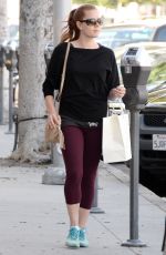 AMY ADAMS Out Shopping in Los Angeles 04/30/2015