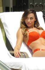 ANA CHERI in Red Bikini at the Pool in Las Vegas 05/23/2015