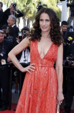 ANDIE MACDOWELL at Inside Out Premiere at Cannes Film Festival