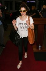 ANNA KENDRICK Arrives at Los Angeles International Airport 05/11/2015