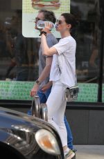 ANNE HATHAWAY and Adam Shulman Out and Abou in New York 05/03/2015