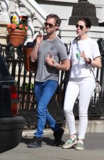 ANNE HATHAWAY and Adam Shulman Out and Abou in New York 05/03/2015
