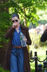 ANNE HATHAWAY and Adam Shulman Out and About in New York 05/23/2015