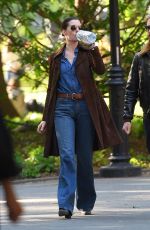 ANNE HATHAWAY and Adam Shulman Out and About in New York 05/23/2015