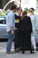 ANNE HATHAWAY and JESSICA CHASTAIN Out in New York