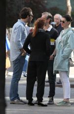 ANNE HATHAWAY and JESSICA CHASTAIN Out in New York