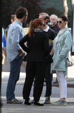 ANNE HATHAWAY and JESSICA CHASTAIN Out in New York