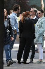 ANNE HATHAWAY and JESSICA CHASTAIN Out in New York