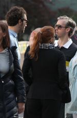 ANNE HATHAWAY and JESSICA CHASTAIN Out in New York
