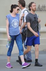 ANNE HATHAWAY at Workout Session in New York 05/19/2015