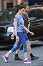 ANNE HATHAWAY at Workout Session in New York 05/19/2015